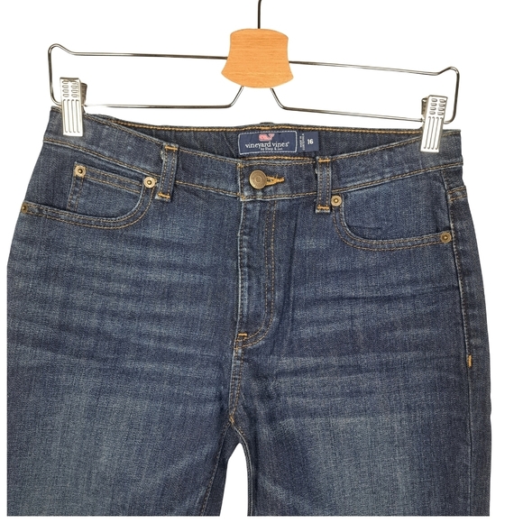 Vinyard Vines Boys Size 16 Denim Jeans EUC - Picture 5 of 14